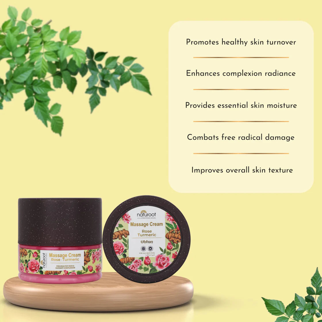 Ubtan Massage Cream with Scrub, Gel and Mask