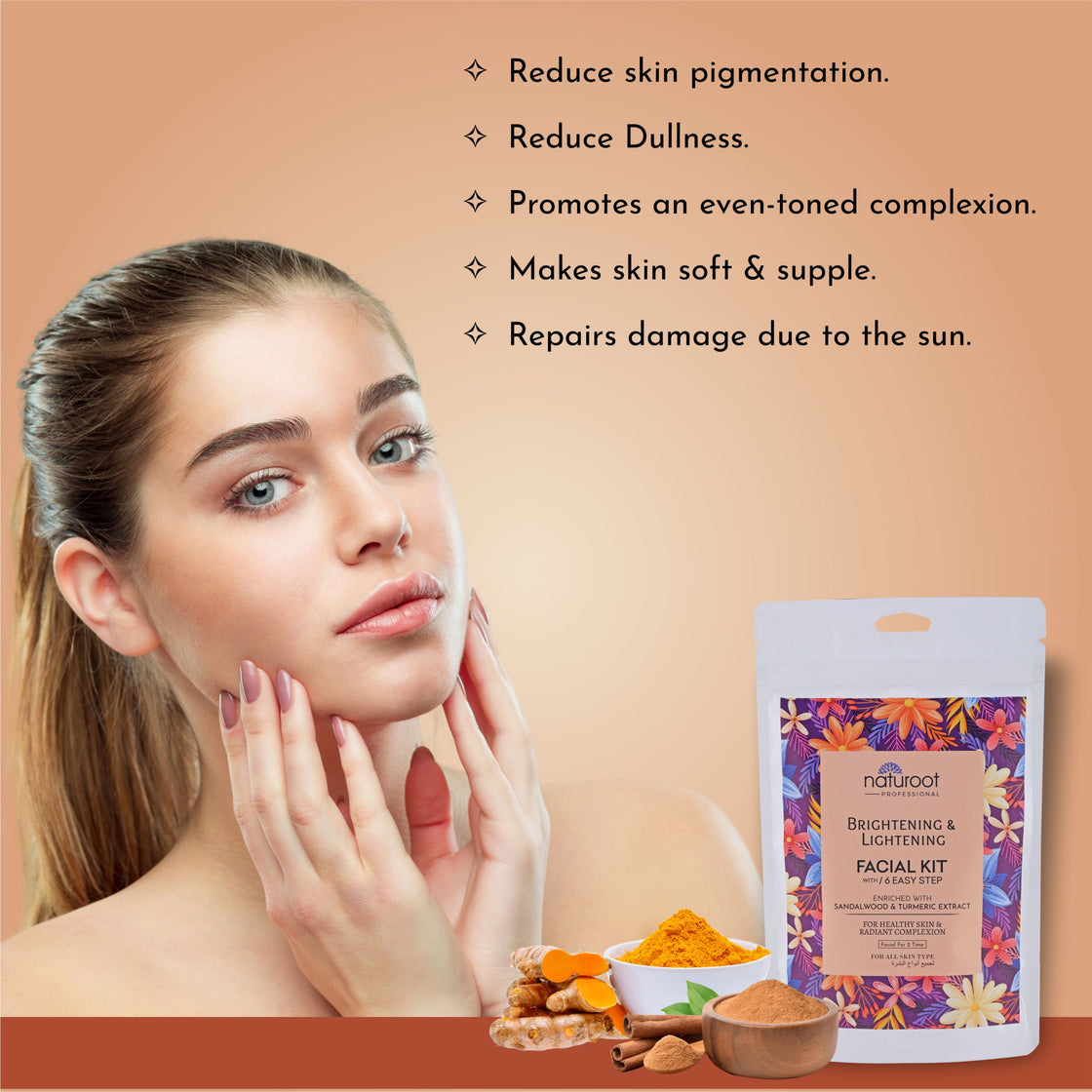 Lavender Crystal Shine Manicure Pedicure with Brightening & Lightening Facial Kit