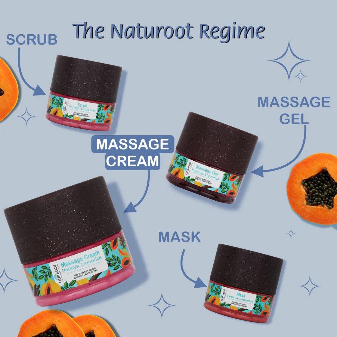 Whitening Glow Massage Cream and Scrub
