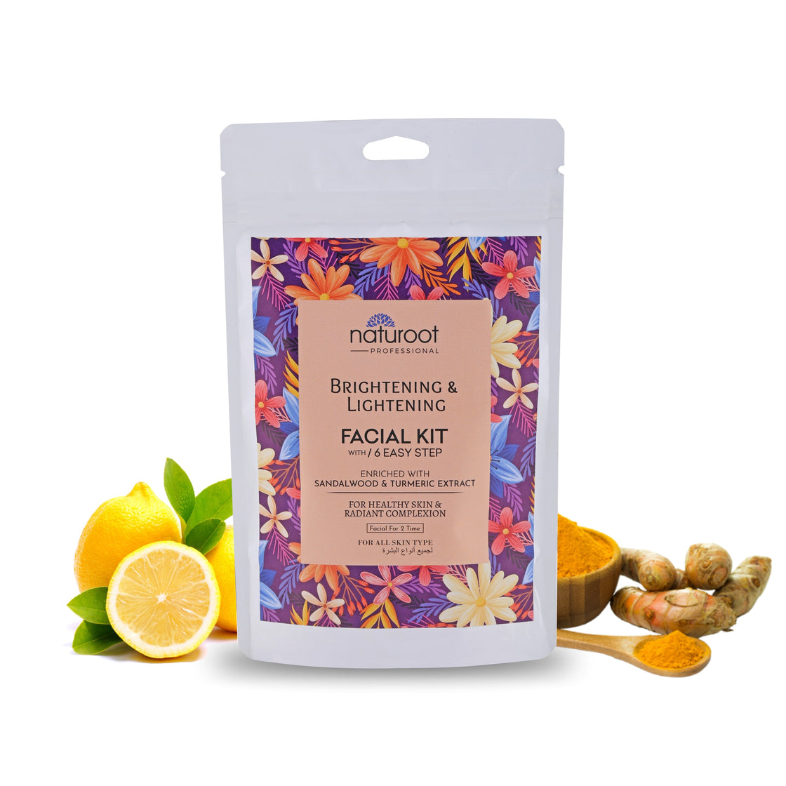 Lavender Crystal Shine Manicure Pedicure with Brightening & Lightening Facial Kit