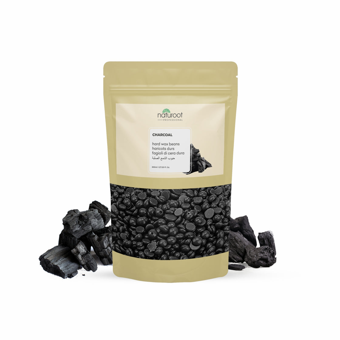 Charcoal Hard Wax Bean
