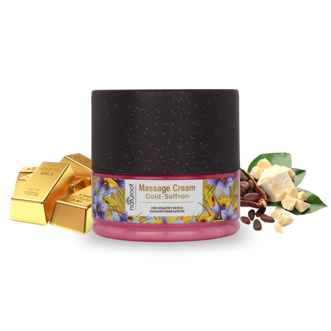 Sparkling Gold Massage Cream and Scrub