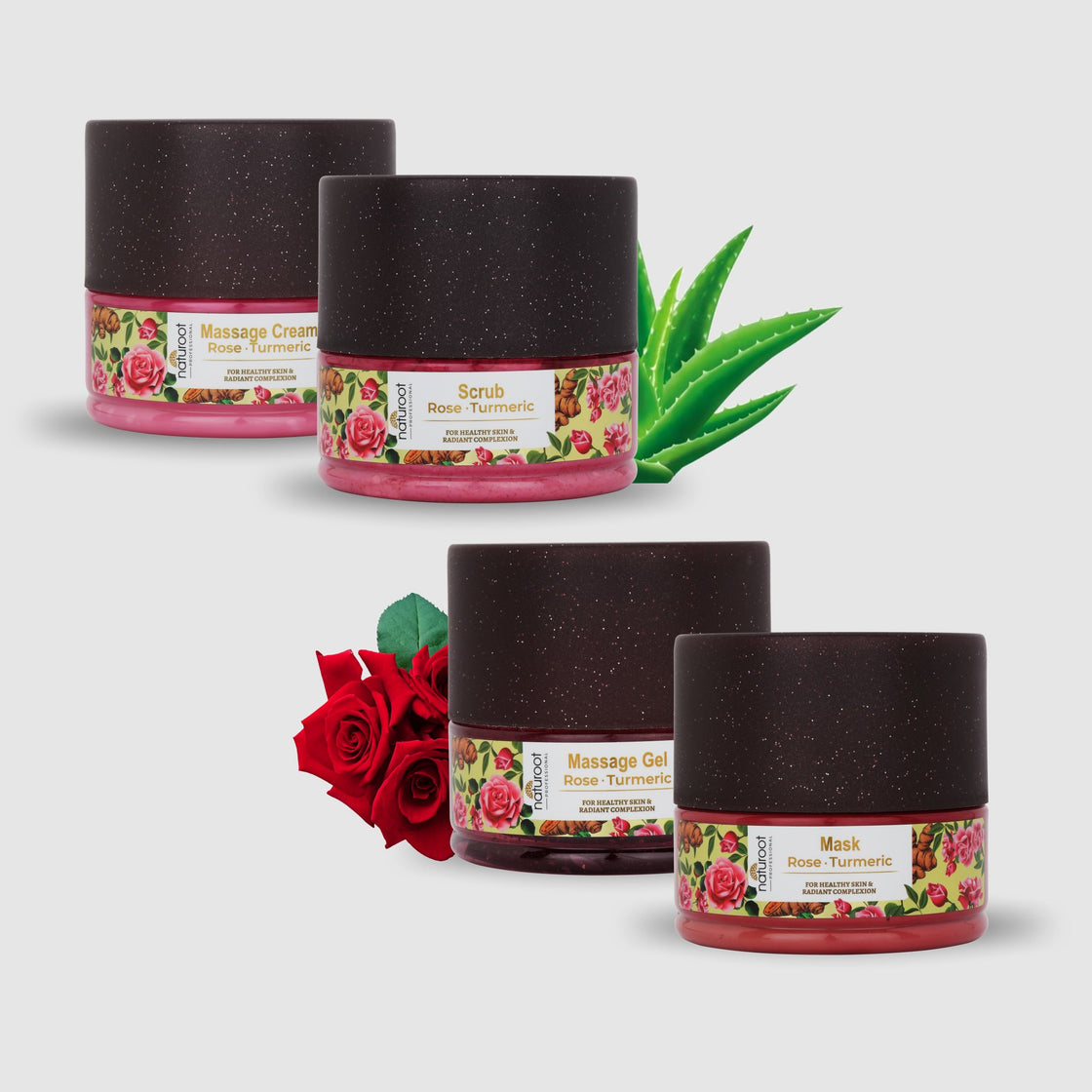 Ubtan Massage Cream with Scrub, Gel and Mask