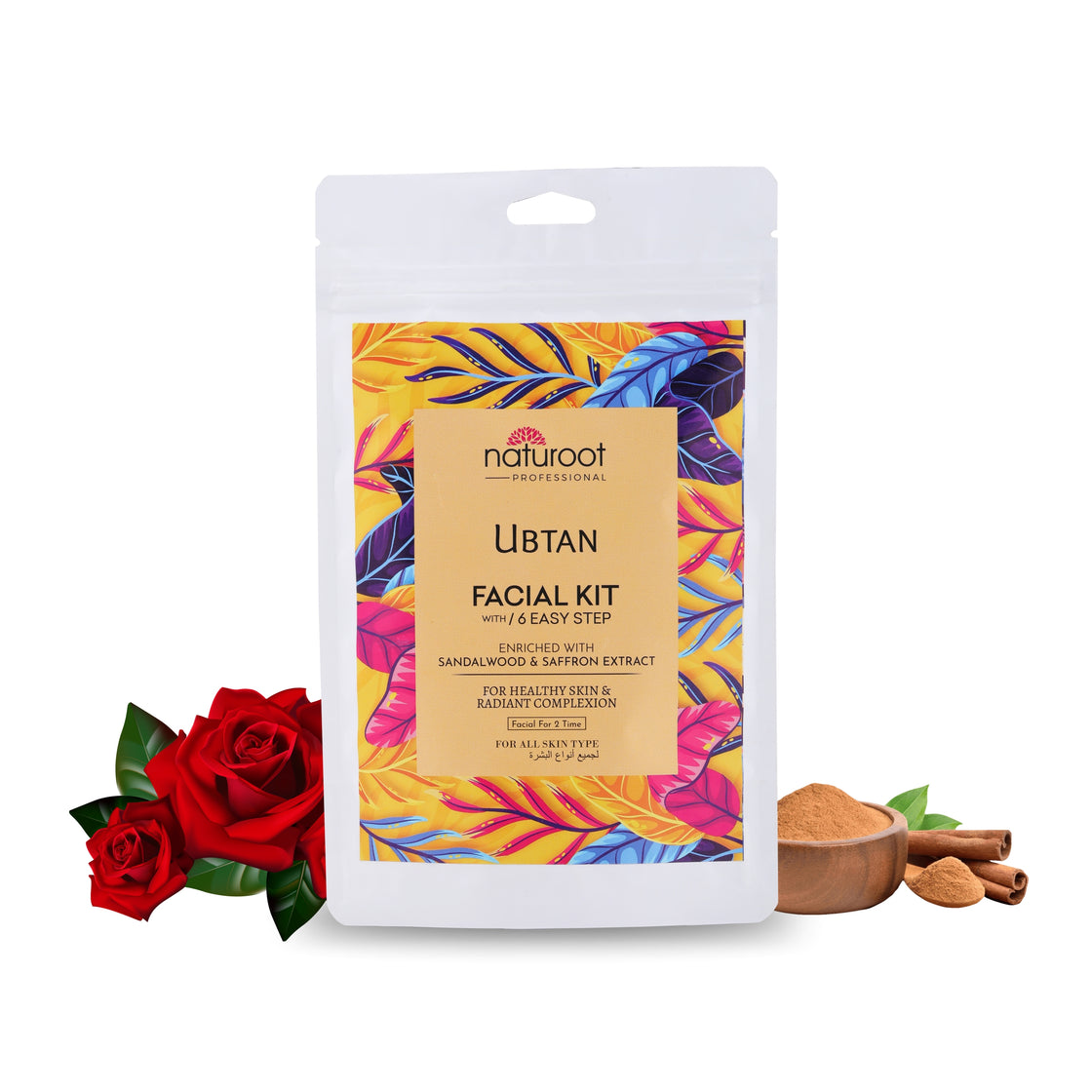 Lavender Crystal Shine Manicure Pedicure with Ubtan Facial Kit